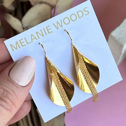 Gold Tulip Drop