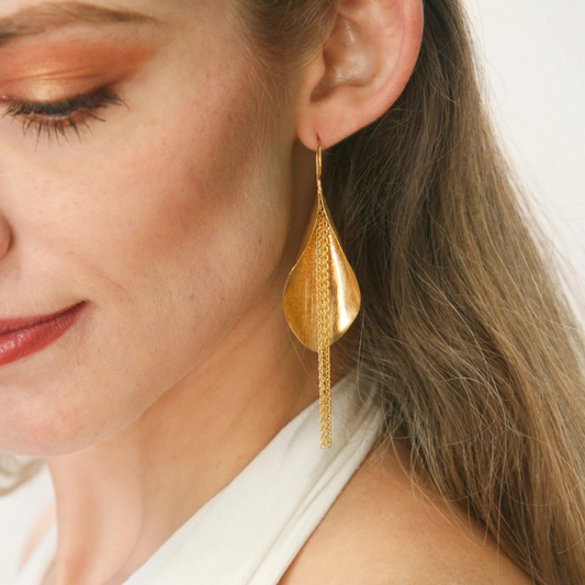 Gold Tulip Drop