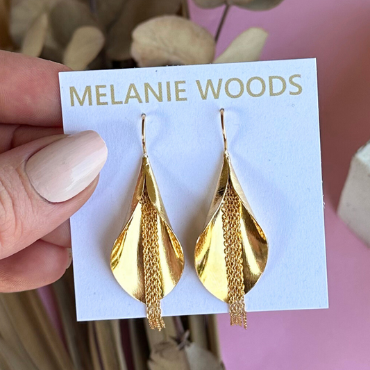 Gold Tulip Drop