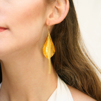 Gold Tulip Drop