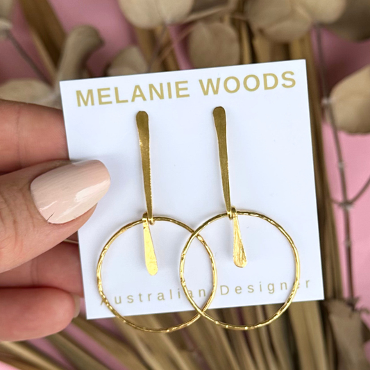 Gold Matisse Stud Drop