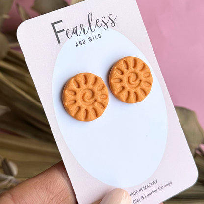 Alexia Statement Stud Pumpkin