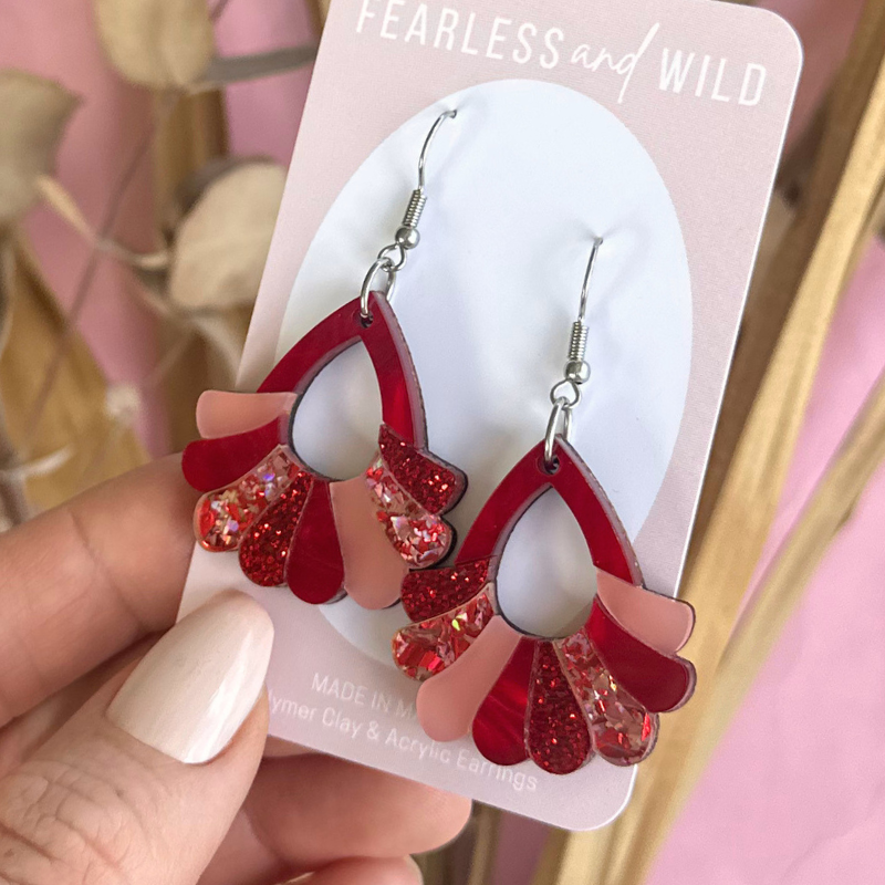 Arabella Red Acrylic