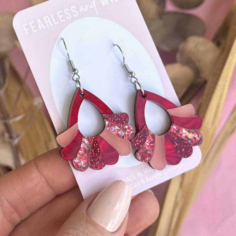 Arabella Red Acrylic