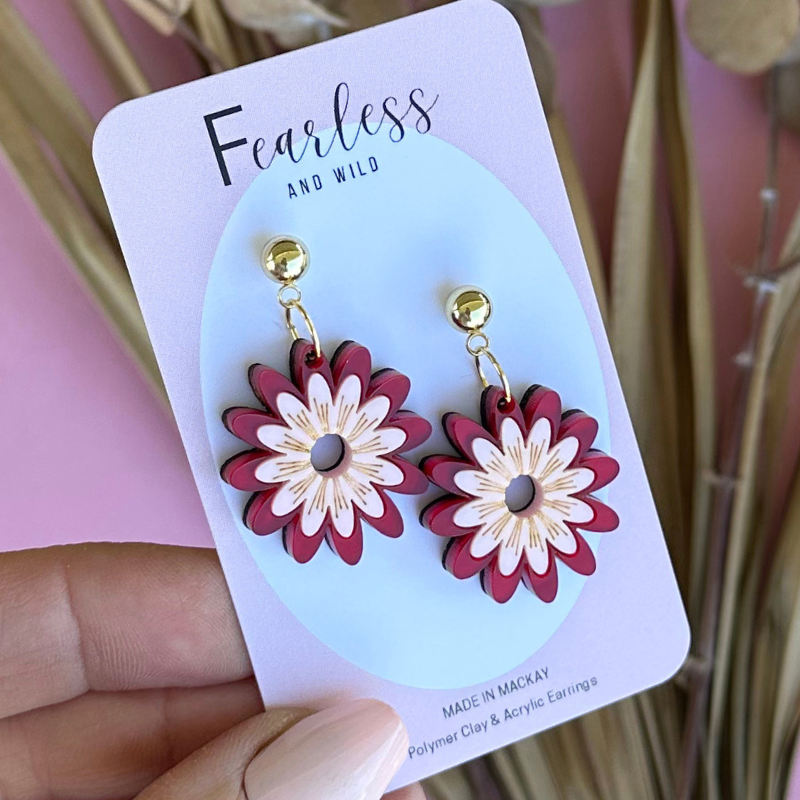 Tina Daisy Pink Acrylic