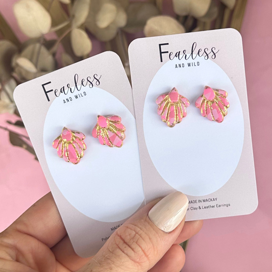 Daisy Petal Rosewater Stud