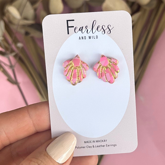 Daisy Petal Rosewater Stud