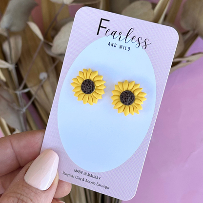 Sunflower Studs