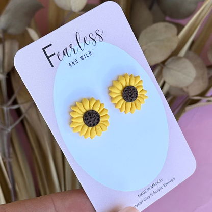 Sunflower Studs